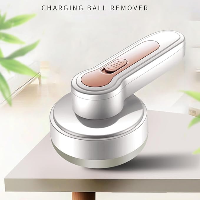 Sweater Shaver Fabric Shaver Electric Lint Remover with Ergonomic Handle Portable Rechargeable Clothes Fuzz Remover Electrostatic Brush 1 Set