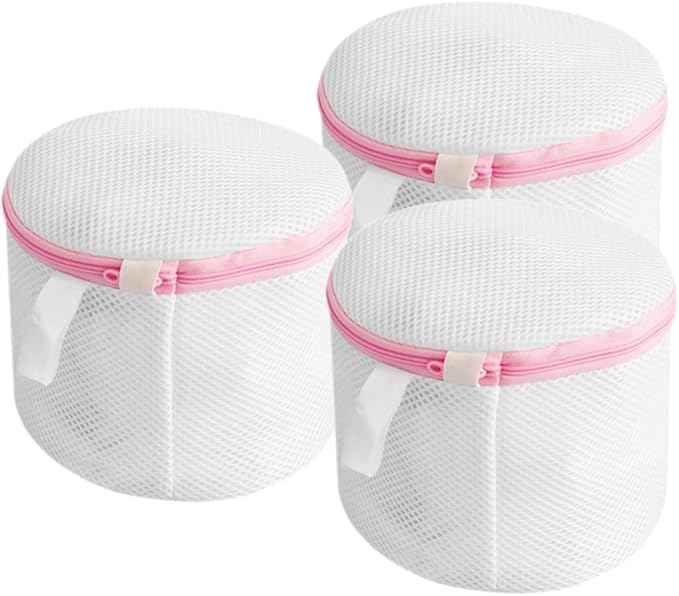3pcs Mesh Laundry Bags for Delicates and Underwear Washing Bags with Anti-deformation Design for Washing Machine Use