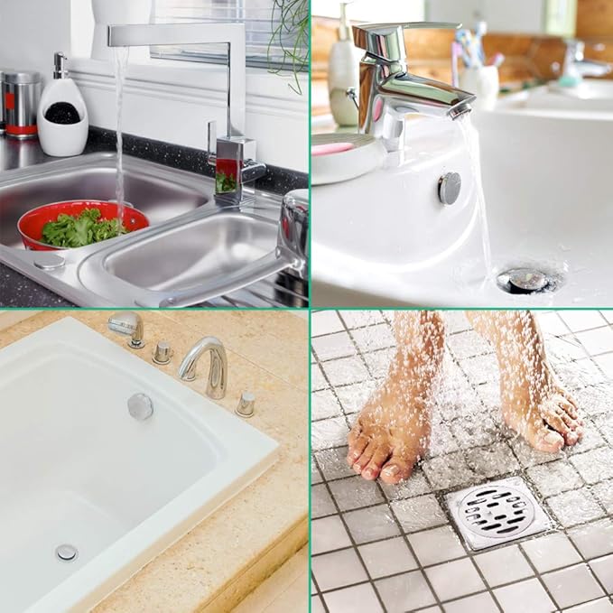 Longer Drain Clog Remover Sink Snake: 3 Pcs Hair Remover Tools for Shower Bath and Bathtub（25in Longer Size）