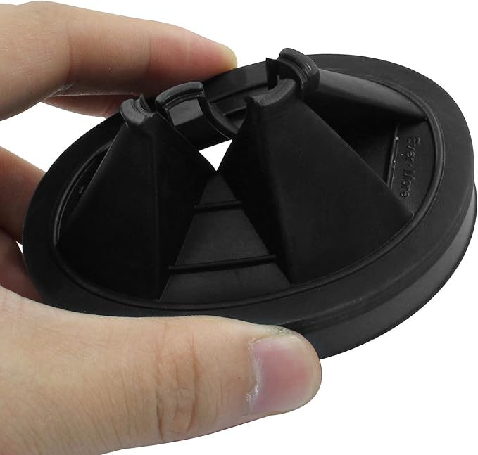 3 1/8" Garbage Disposal Splash Guard, 2Pcs Quiet Garbage Disposal Rubber Drain Insert, Garbage Disposal Parts, Removable Sink Baffles QCB-AM Compatible with Insinkerator Garbage Disposal Parts
