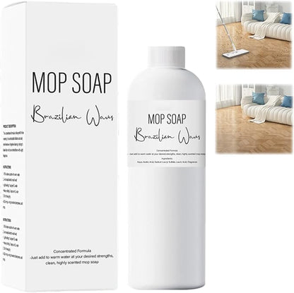Brazilian Waves Mop Soap,New Mop Soap for Floor Cleaning, Multisurface Bathroom & Kitchen Cleaner Supplies (120ML)