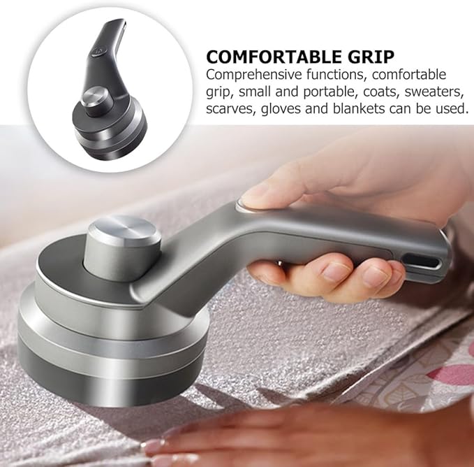 Baluue Rechargeable Fabric Shaver and Electric Hair Ball Trimmer Portable Lint Remover for Sweaters Clothes Fuzz Pills Removal Small Portable USB Charging