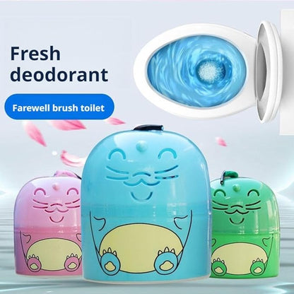 Cute Dinosaur-shaped Magic Toilet Cleaning Bottle, Toilet Cleaner & Toile-t Deodorizer Wonder, Cleaning Tank Cleaner With Ocean, Jasmine, And Peach Scent Leaving Looking Fresh