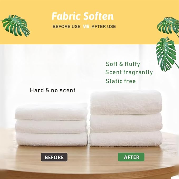 Fabric Softener Sheets, 160 Sheets Laundry Softening Strips, Fresh Scent, Perfect for Home, Dorms, Travel