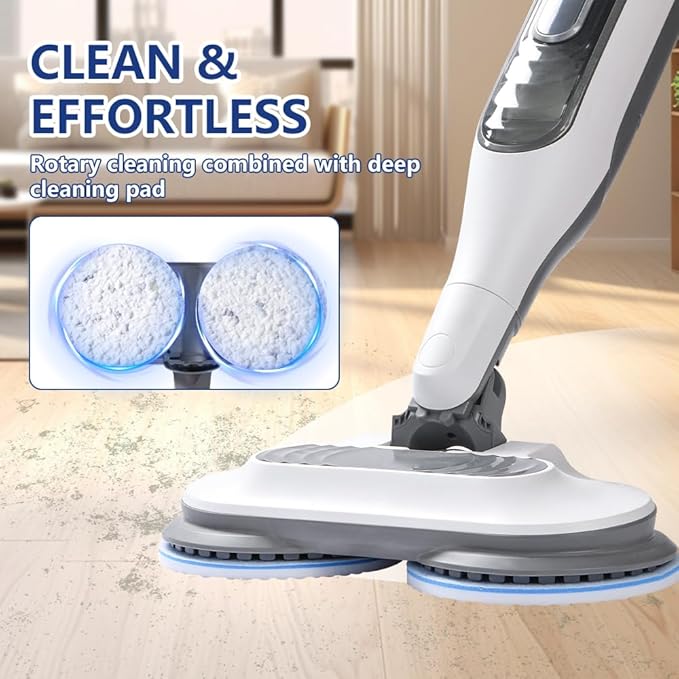 Upgrade S7000 Replacement Steam Mop Pads Kit for Shrak,S8201 S8001 S7001 S7201 S7000AMZ S7005 S7020 S7001C，All-in-One Hard Floor Steam Mop (4, Blue White)