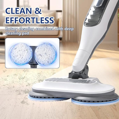 Upgrade S7000 Replacement Steam Mop Pads Kit for Shrak,S8201 S8001 S7001 S7201 S7000AMZ S7005 S7020 S7001C，All-in-One Hard Floor Steam Mop (4, Blue White)