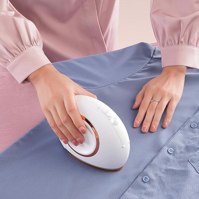 Handheld Steam Iron for Clothes Portable Dry Wet Dual Use Garment Steamer 1000W Ironing Machine for Household Travel Use