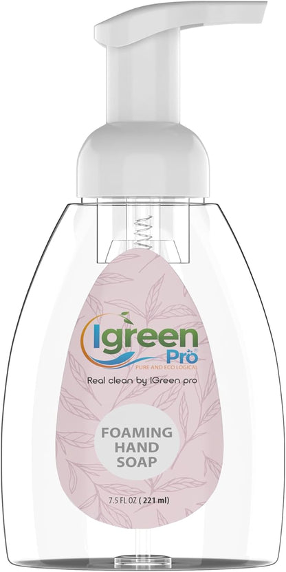 Starter Cleaning Kit I Multi Surface Cleaner I Bathroom Cleaner I Liquid Laundry Detergent I Hand Foaming Soap I Floor Cleaner I Three Free Bottles