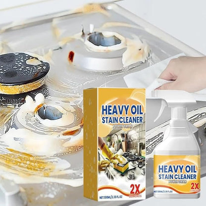 Heavy Duty Degreaser Cleaner Spray, Powerful Clean Kitchen Oil Stains Spray, All Purpose Kitchen Heavy Oil Cleaning Agent, Oil Enemy Foaming Cleaner, for Countertops, Ovens, and Appliances