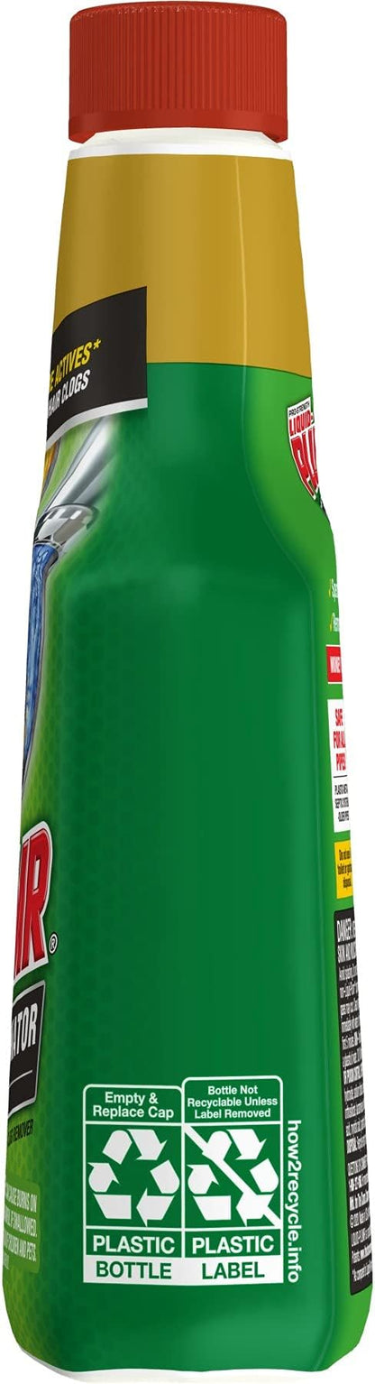 Liquid-Plumr Pro-Strength Hair Eliminator Gel Clog Remover, Hair Clog Remover and Drain Opener, Safe for All Septic Systems and Pipes, 16 fl. oz. Bottle