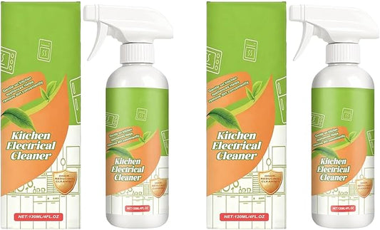 Electrolyzed Ion Kitchen Cleaner Spray,fly Cleanse Spray, Natural Enzyme Formula Multi-Purpose Cleaner for Oven, Stove, Range Hood & All Household Appliances, Easy Cleaning Solution (2pc)