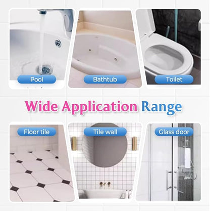 Bathroom Descaler Foam Cleaner, 2025 Upgrade Multipurpose Stubborn Stains Cleaner for Shower Room Glass Sink Toilet 100ml (2)