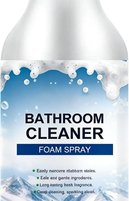 Multipurpose Foam Cleaner, Hard Water Stain Bathroom Spray, Bathroom Faucet and Tile Cleaner with Easy Application, Glass and Mirror, Spray with Powerful Foam, Home Cleaning for Walls