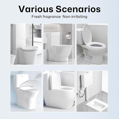 Toilet Bowl Cleaners Automatic Toilet Cleaner for Inside the Bowl Bathroom Toilet Tank Cleaner Dinosaur Shape Design Household with Rope Toulet Cleaning Supplies - Blue Ocean Scent