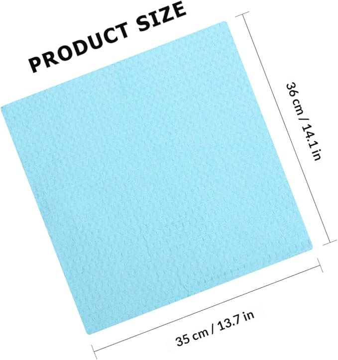 Ciieeo 4pcs Kitchen Cleaning Cloth Set, Absorbent Cotton Dish Wipes, Lint-Free Sturdy Microfiber Towels for Household and Kitchen Use