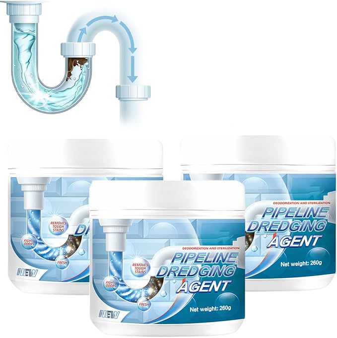 Sink and Drain Cleaner, 2026 New Pipeline Cleaning, Powerful Unclog Sink Drain Cleaner, for Kitchen Bathroom Sinks, Tubs Pipe Cleaning Tool (3pcs)