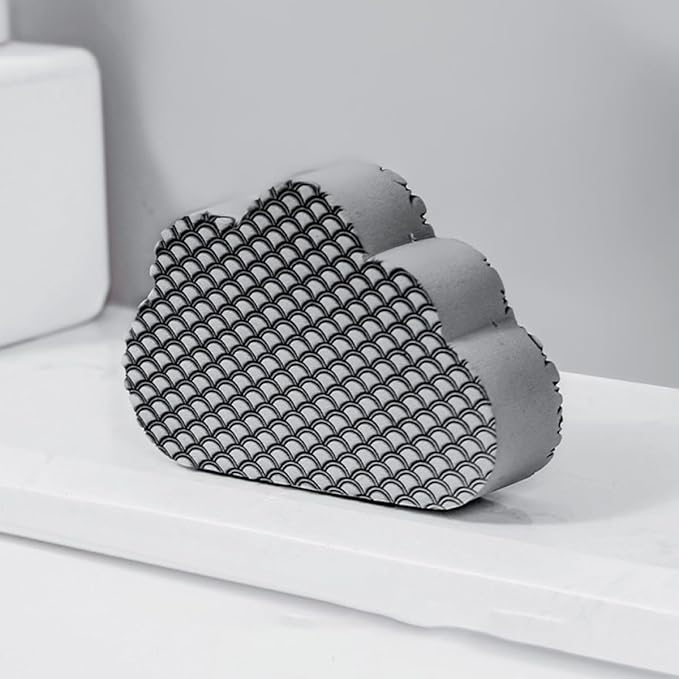 2pcs Kitchen Sponge Scrubbers Cloud Shape Pot Scrubber and Mirror Cleaner for Bathroom and Cookware Cleaning Home Washing Tool