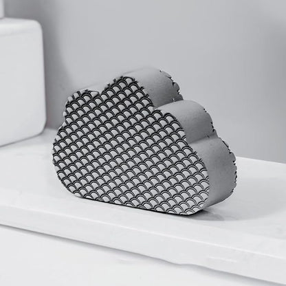 2pcs Kitchen Sponge Scrubbers Cloud Shape Pot Scrubber and Mirror Cleaner for Bathroom and Cookware Cleaning Home Washing Tool