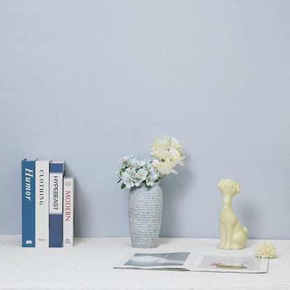 HeloHo 394"X15.7" Solid Light Blue Wallpaper Peel and Stick Matte Textured Wall Paper Self Adhesive Removable Waterproof Contact Paper for Living Room Bedroom Decor