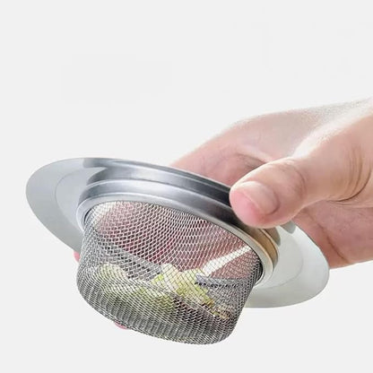 4Pcs Sink Drain Strainer, Stainless Steel Mesh Drain Filter, 4.52 Inch Wide Rim, Food Debris Collection (4, 4.52 Inch)
