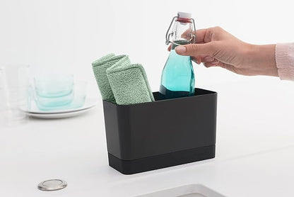 Brabantia x3 Microfiber Cleaning Pads (Dark Gray, Light Gray, Jade Green) Absorbent Spongy Hygenic Pads for Kitchen Washing, Drying, Counters, Mirrors