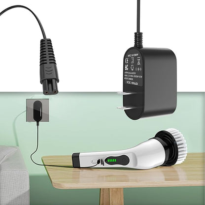 Replacement for Voweek Electric Spin Scrubber 9V Charger,Compatible with Voweek SP02/VWS211/ LABIGO LA1 Electric Spin Scrubber Power Cord Charger(1Pcs)