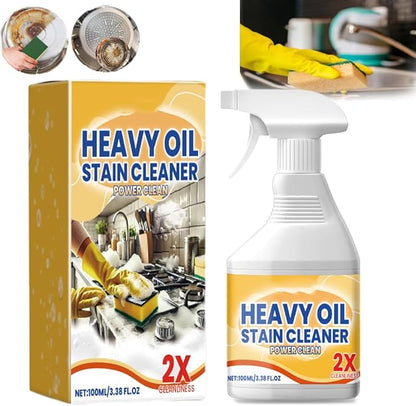 Kitchen Cabinet Cleaners and Polishers, All Purpose Kitchen Heavy Oil Cleaning Agent, Multi-effect Powerful Kitchen Heavy Grease Cleaner for Pots and Pans, Countertops (1pcs)
