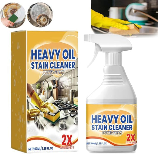Kitchen Cabinet Cleaners and Polishers, All Purpose Kitchen Heavy Oil Cleaning Agent, Multi-effect Powerful Kitchen Heavy Grease Cleaner for Pots and Pans, Countertops (1pcs)