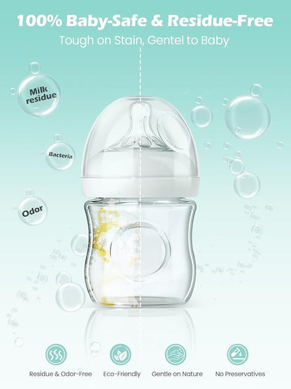 360PCS Official Detergent Cleaning Tablets: for Baby Brezza Grownsy Papablic Momfann Bottle Washer - Baby Bottle Washer Tablets for All Brands Bottles Washers Machines