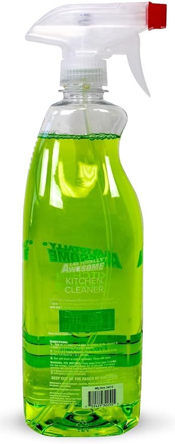La's Totally Awesome All Purpose Cleaner 64 oz + Kitchen Cleaner Plant-Derived Spray 32oz (Pack of 2)