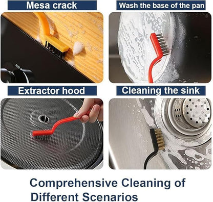 15-Piece Set Crevice Cleaning Brush, Skinny Gap Cleaning Tools for Household Use, Multifunctional Hard Bristle Gap Cleaning Brush, Grout Cleaner Brush, Toilet Brush, Scrub Brush for Shower Tile