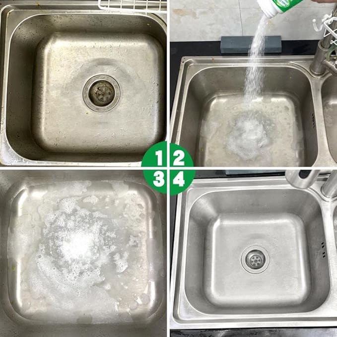 2pcs Pipe Dredge, Bubble Bombs Drain Cleaner, Powerful Sink and Drain Cleaner, Portable Powder Cleaning Tool, Super Clog Remover, Powder Agent for Kitchen Toilet Pipe Dredging
