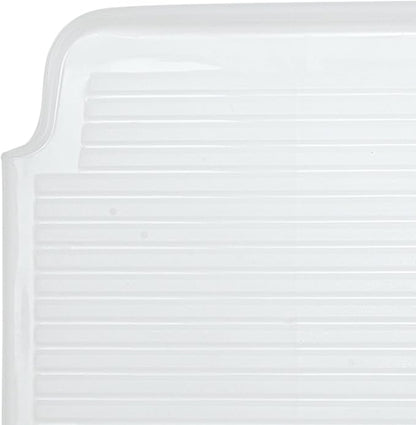 Better Houseware Drain Boards for Kitchen Counter White Dish Drain Board Shields Countertops from Water Damage, Space Efficient 19.5"x15.5"x1.25"