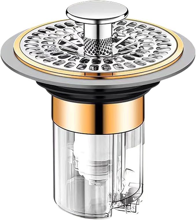 PANGBOER Detachable Bathtubs Drain Stopper Bathroom Shower Sink Drain Plug Push-type Bounce Cores Drain Filter Bounce Cores
