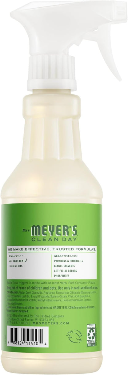 Mrs. MEYER'S CLEAN DAY Multi-Surface Everyday Cleaner, Fresh Cut Grass Scent, 16 Fl Oz Bottle - 3 Pack