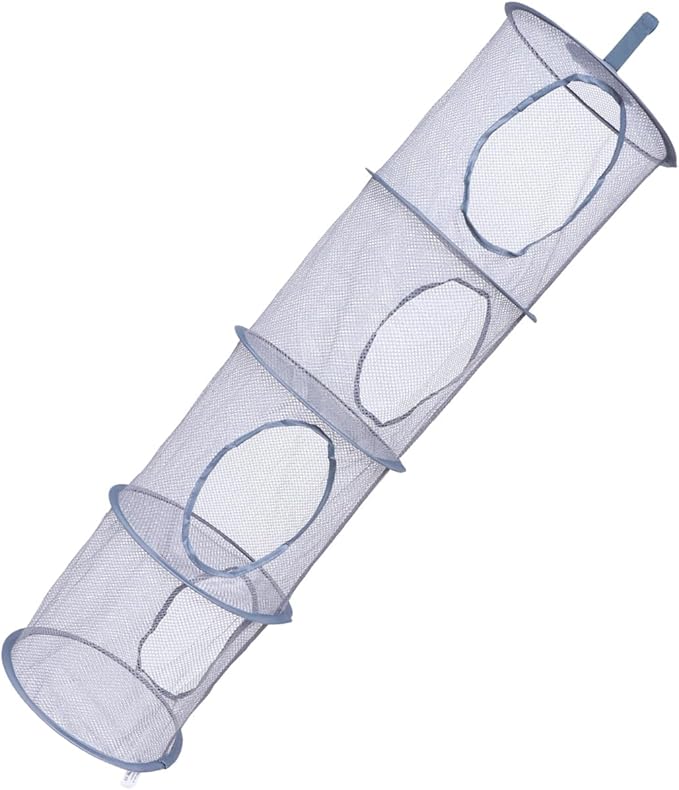 Foldable Mesh Laundry Drying Basket for Clothes Toys and Items Breathable Hanging Storage Organizer for Easy Drying and Space Saving