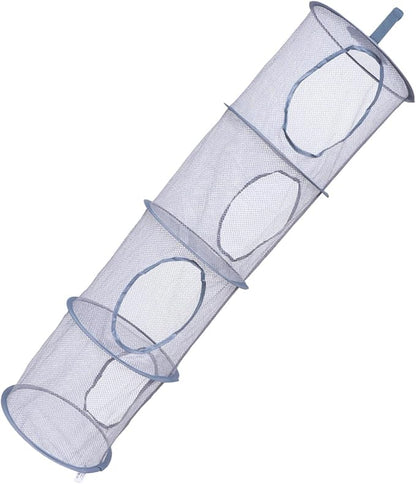 Foldable Mesh Laundry Drying Basket for Clothes Toys and Items Breathable Hanging Storage Organizer for Easy Drying and Space Saving