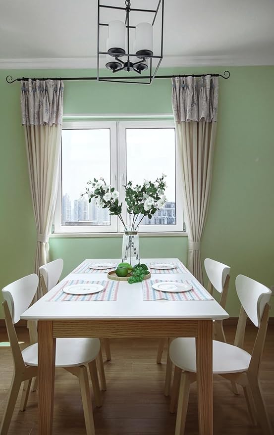 Safiyya 393"x17.7" Light Green Peel and Stick Wallpaper Green Solid Color Contact Paper Self Adhesive Contact Paper Decorative Wallpaper Vinyl Rolls for Wall