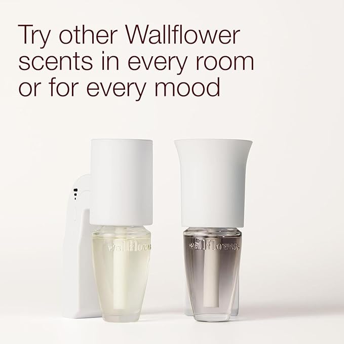 Bath & Body Works Wallflowers Fragrance Plug, White Flare Design, Plug-in Air Freshener Device for Bedrooms, Bathrooms & Living Spaces - 2 Pack