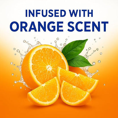 Ultra Triple Action Dishwashing Liquid, Orange Scent, 90 Fl Oz – Powerful Grease-Fighting Formula, Long-Lasting Clean, Fresh Citrus Aroma