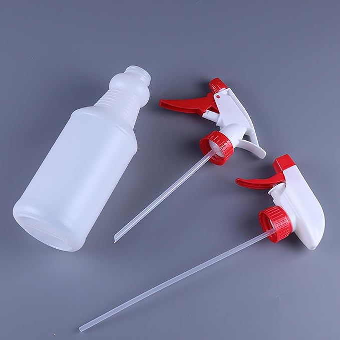 Tergy 10 Packs 32oz Empty Spray Bottles Plastic Heavy Duty Refillable Spray Bottles with Adjustable Nozzle and Measurements for All Purpose Cleaning Solutions