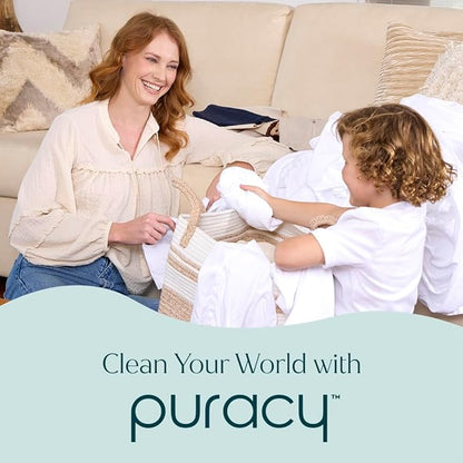 Puracy Stain Remover, Natural Travel and Laundry Stain Cleaner for Clothes, Baby Essentials, Kids Stains, Oil and Fabric Spot Cleaner, Unscented (Stain Remover Spray, 4 fl oz, 2 Pack)