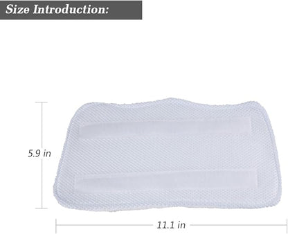 Hongfa Replacement for Shark Steam Mop Pads SK3251 S3101, 10 Packs Shark Microfiber Cloth Mop Pads fit S3101 S3202 S3250 SK410 SK435CO SK460 SK140 SK141