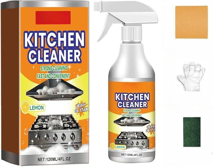 Kitchen Foam Cleaner Spray, All-purpose Grease Cleaner Spray for Pots, Pans, Surfaces & Appliances, Multipurpose Foam Cleaner Kit, Kitchen Cleaner Set
