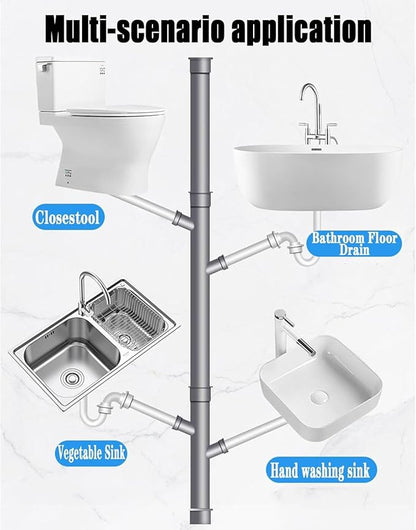 Powerful Pipe Dredging Agent, Meledmatte Drain Cleaner, Powerful Pipe Cleaner,Sink Drain Cleaner For Kitchen Toilet Pipeline Quick Cleaning Tool (3)