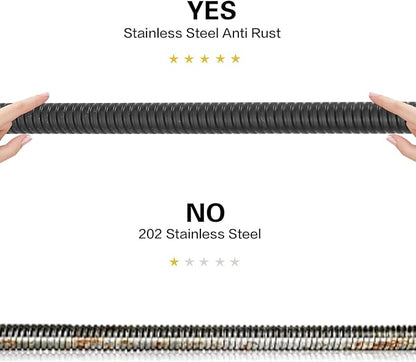 RUMOSE 70 inches Shower Hose Extra Long Stainless Steel Shower Tube Attachment Flexible Handheld Shower Sprayer Hose, Oil Rubbed Bronze