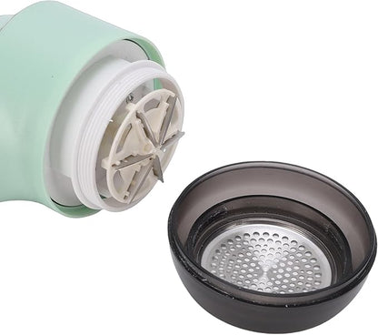 Sorandy Fabric Shaver, Electric Lint Remover Rechargeable with 3 Speeds, Digital Display 6 Leaf Blades Portable Sweater Defuzzer, Ideal for Clothes, Furniture, Sweater & Blanket (Green)