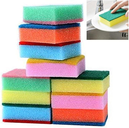 20 Cleaning Scrub Sponges Scouring Dish Pads Kitchen Sink Bathroom Heavy Duty 20 pcs Kitchen Cleaning Sponge Multi Purpose Dish Cleaning Sponge Scouring Pads Scrub Sponge Cleaning Scrub Sponge