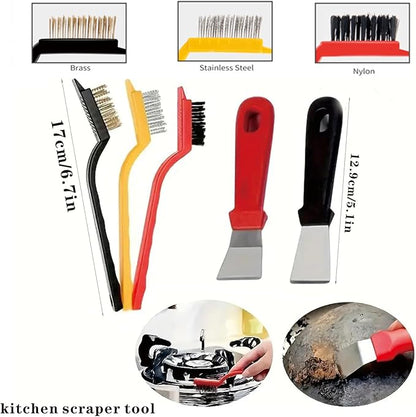 14 Pcs Crevice Cleaning Brush, Corner Brush, Screen Cleaner Brush, Cleaning Tools for Housekeeping, Garbage Disposal Cleaner Brush, Window Track Cleaning Tools, Kitchen (14pcs)