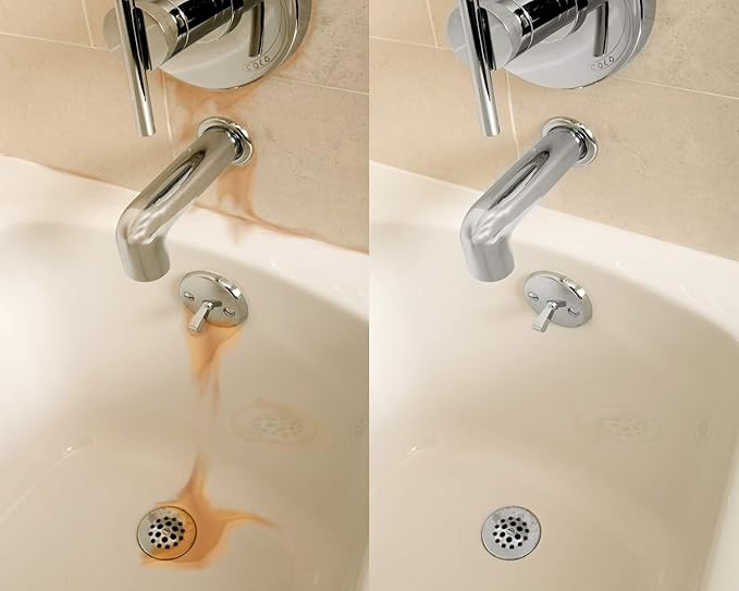 Iron Out Automatic Toilet Bowl Cleaner, 6 Tablets, and Rust Stain Remover Gel Spray